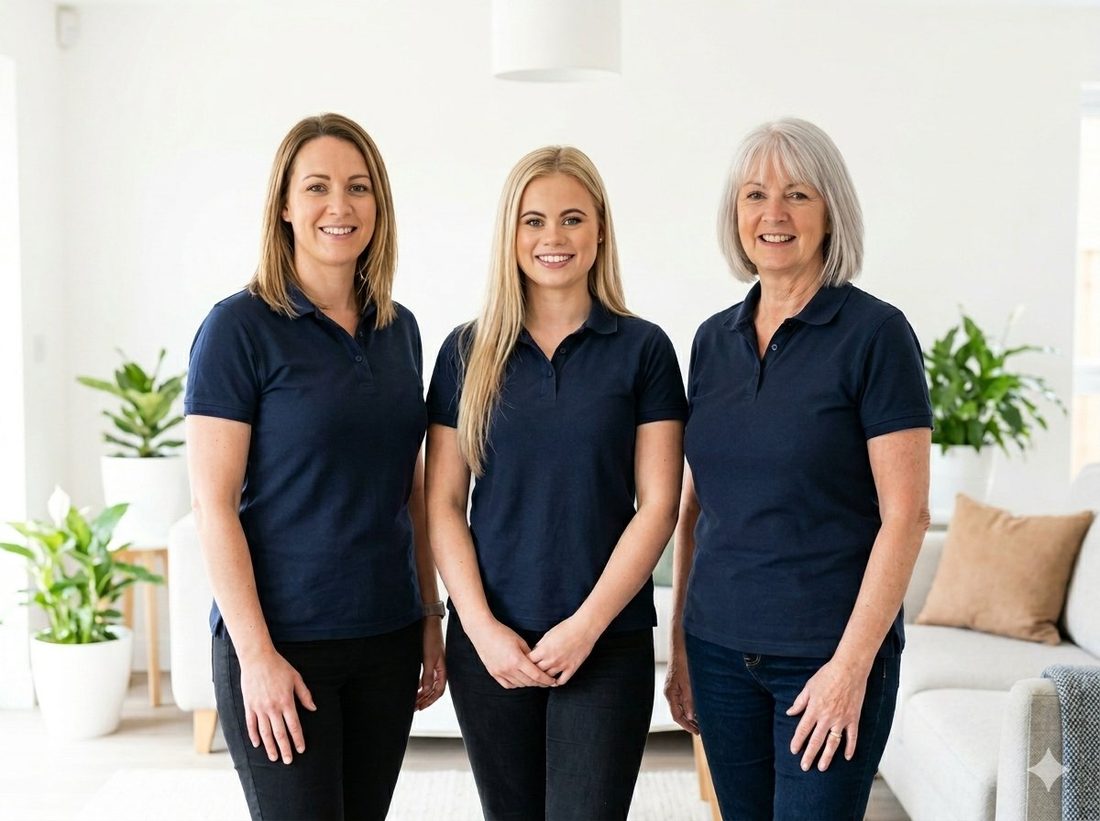 The Spotless Solutions cleaning team